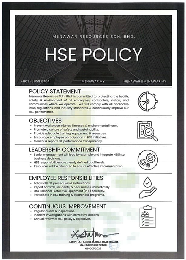 DASAR KUALITI / QUALITY POLICY — gallery image 1